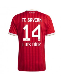 Ženski Nogometna dresi replika Bayern Munich Luis Diaz #14 Domači 2026-27 Kratek rokav Ženski Nogometna dresi replika Bayern Munich Luis Diaz #14 Domači 2026-27 Kratek rokav